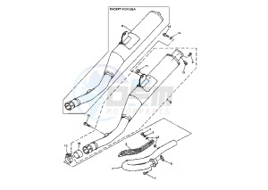 WR F 450 drawing EXHAUST