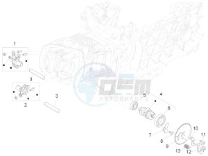 SPRINT 150 4T 3V IGET ABS-NOABS E2-E3-E4 (APAC) drawing Rocking levers support unit