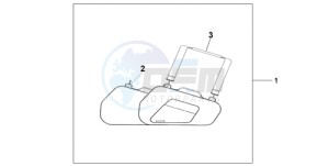 ST1300A9 UK - (E / ABS MKH MME) drawing PANNIER INNER BAG