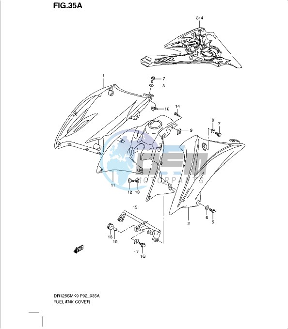 FUEL TANK COVER (MODEL L0)