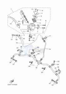 YFM700FWAD YFM70GPHK (B4FJ) drawing FRONT MASTER CYLINDER