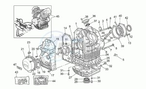 V 11 1100 Sport - Mandello Sport/Mandello drawing Crankcase