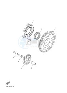 YZF-R1D 1000 (1KBV) drawing STARTER