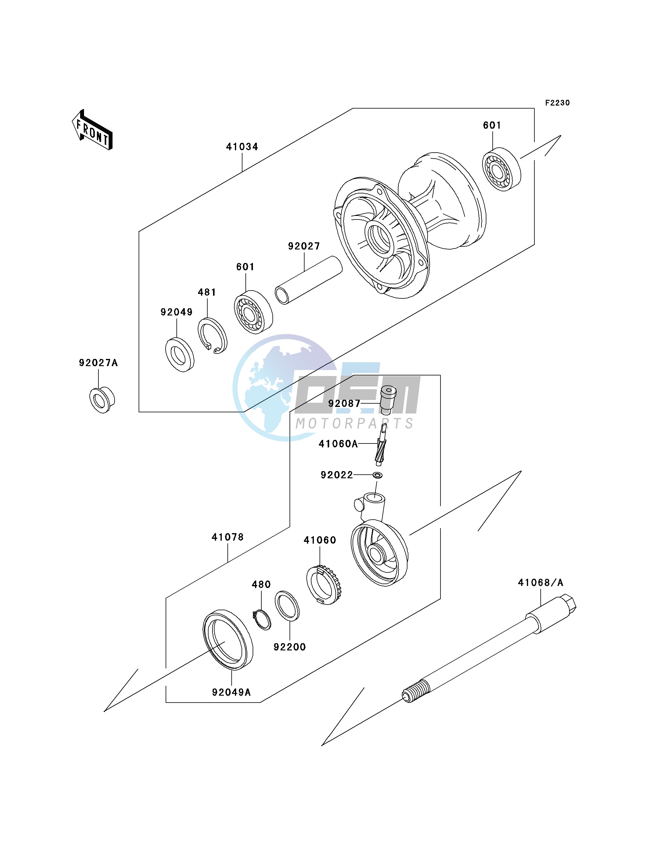 FRONT HUB