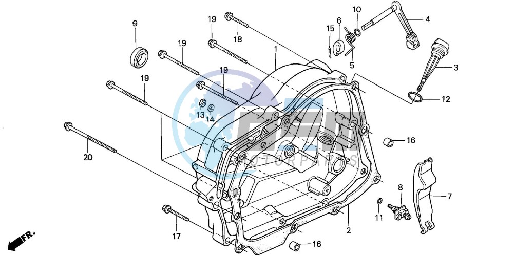 RIGHT CRANKCASE COVER