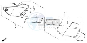 CBF1000A9 France - (F / ABS CMF) drawing SIDE COVER