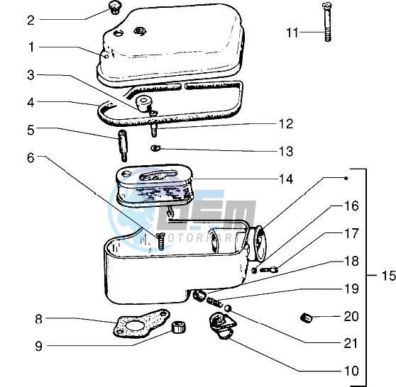 Air cleaner comp. Parts