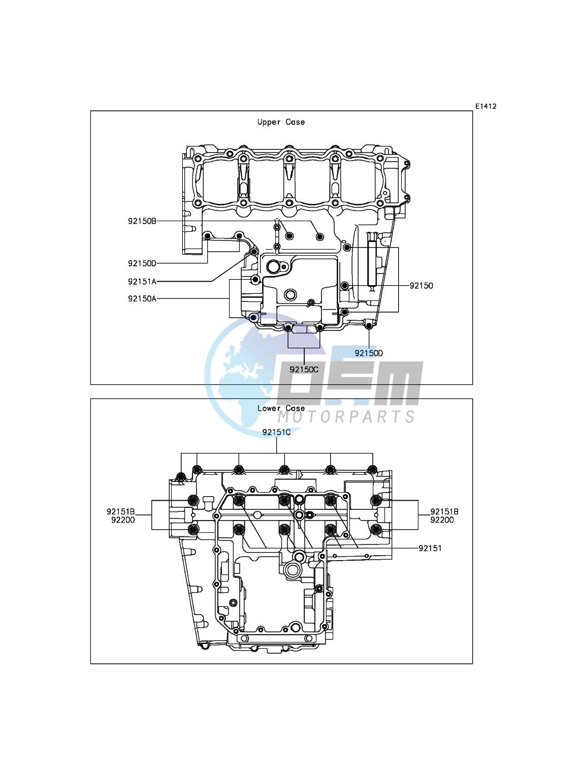 Crankcase Bolt Pattern