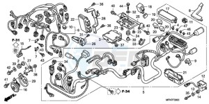 CB1000RA UK - (E / MPH) drawing WIRE HARNESS