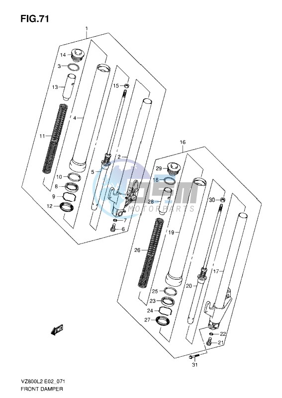 FRONT DAMPER