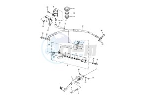 YZF R6 & LIMITED EDITION 07 600 drawing REAR MASTER CYLINDER