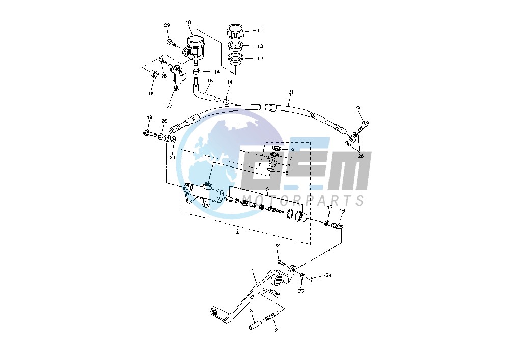 REAR MASTER CYLINDER