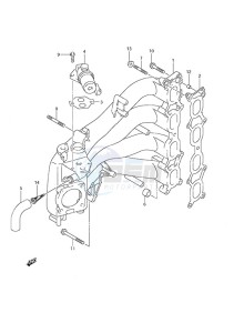 DF 140A drawing Intake Manifold