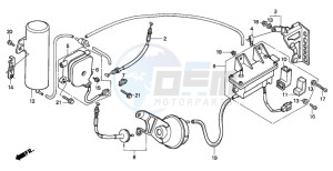 GL1500SE GOLDWING SE drawing CRUISE VALVE