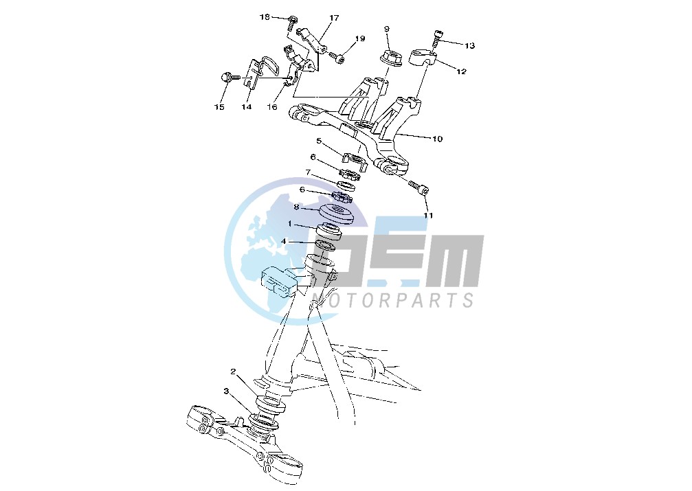 STEERING STEM MY01-02