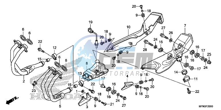 EXHAUST MUFFLER