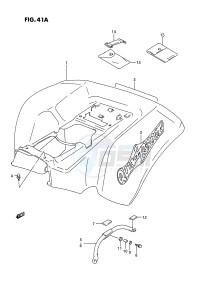 LT250R (E1) drawing REAR FENDER (MODEL M)