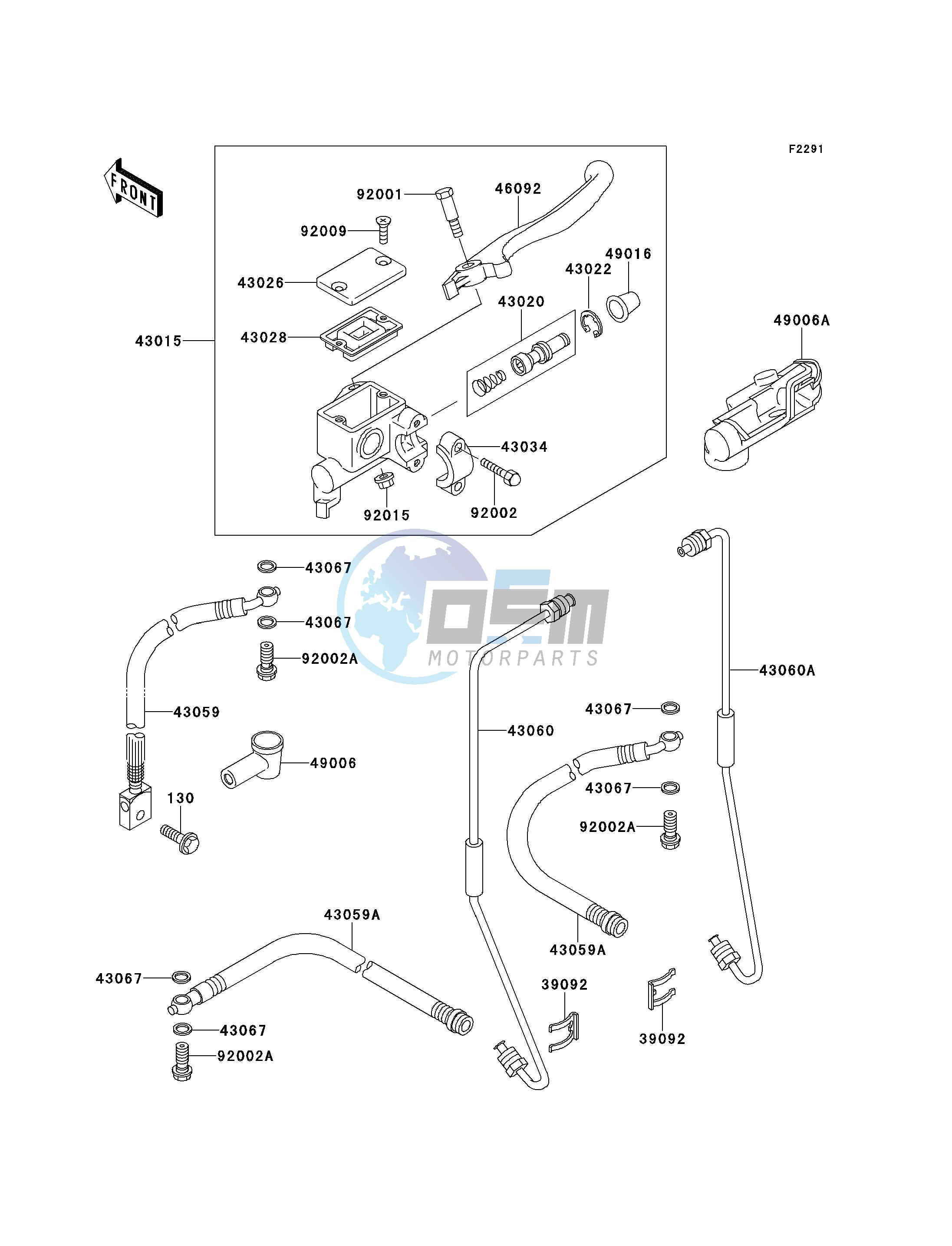 FRONT MASTER CYLINDER