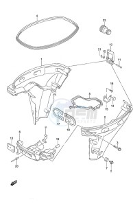 DF 9.9B drawing Side Cover Remote Control