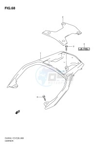 DL650 (E3) V-Strom drawing CARRIER (DL650AL1 E33)