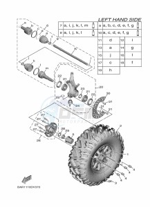 YXE850EN YX85EPAM (BANG) drawing FRONT WHEEL