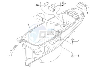 Nexus 500 e3 (UK) UK drawing Helmet box - Undersaddle