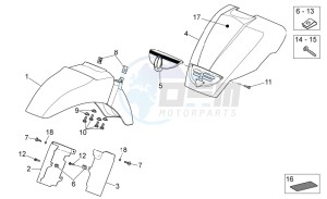 Scarabeo 300 Light e3 drawing Front body I