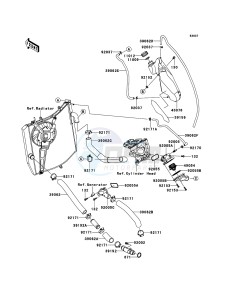 NINJA_ZX-10R ZX1000JDF FR XX (EU ME A(FRICA) drawing Water Pipe