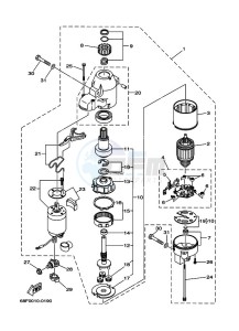 Z150Q drawing STARTING-MOTOR