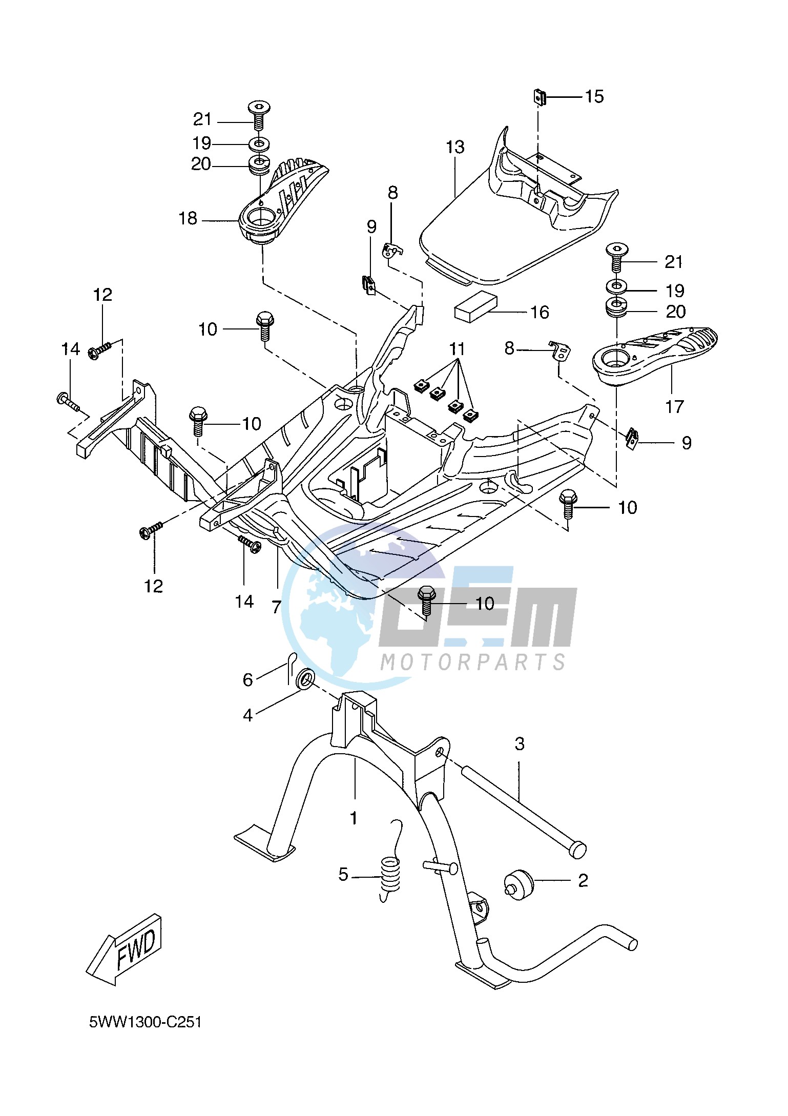 STAND & FOOTREST