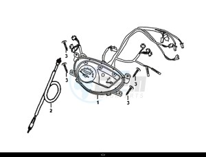 ORBIT III 50 (45 KM/H) (XE05W1-EU) (L8-M0) drawing SPEED METER