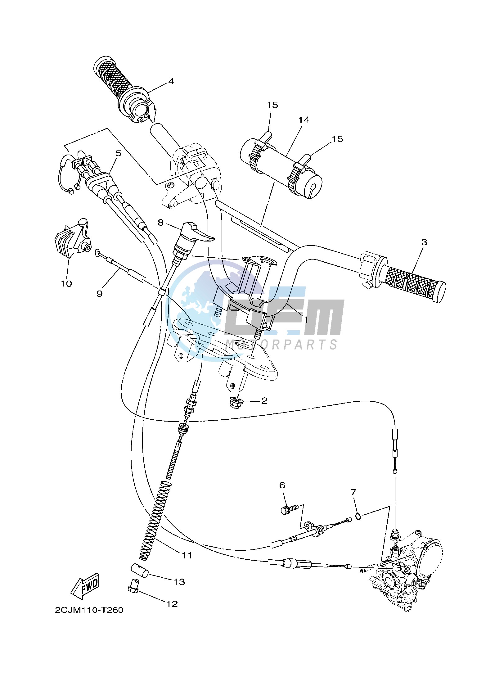 STEERING HANDLE & CABLE