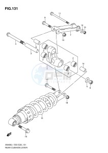 AN400 (E3-E28) Burgman drawing REAR CUSHION LEVER (AN400L1 E3)