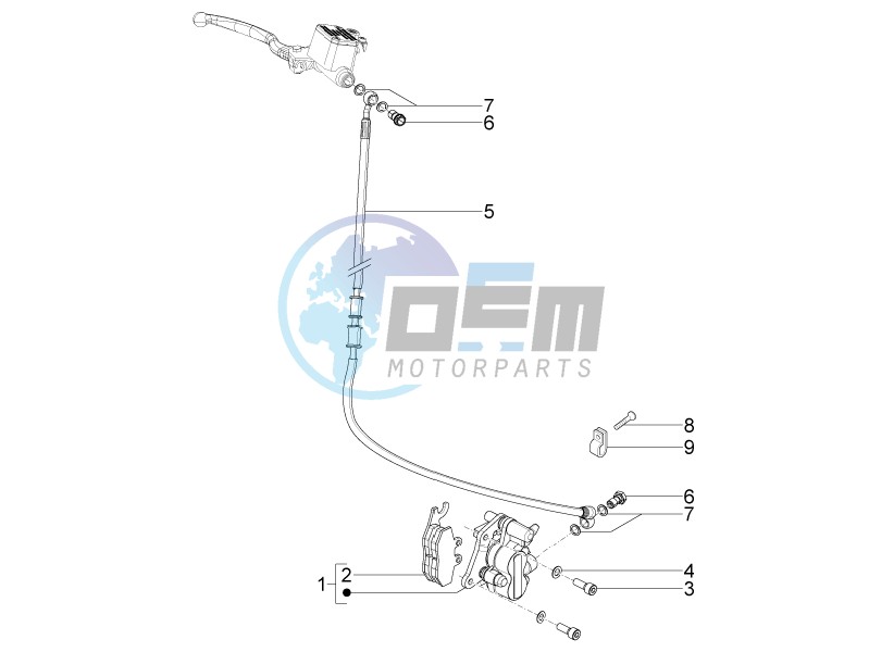 Brakes hose  - Calipers