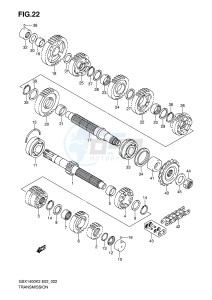 GSX1400 (E2) drawing TRANSMISSION