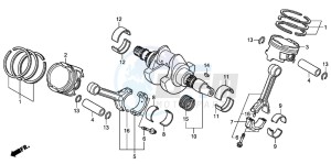 XL1000V drawing CRANKSHAFT/PISTON