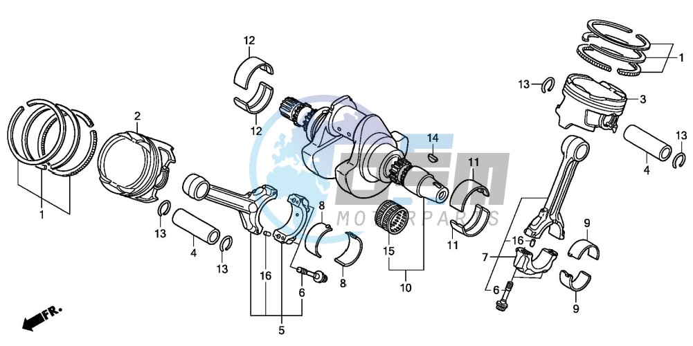 CRANKSHAFT/PISTON