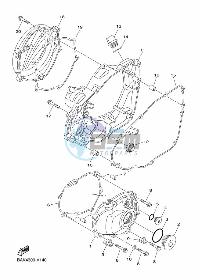 CRANKCASE COVER 1