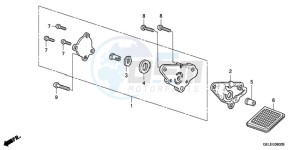 CRF50F9 Australia - (U) drawing OIL PUMP