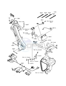 KLX450R KLX450AFF EU drawing Chassis Electrical Equipment