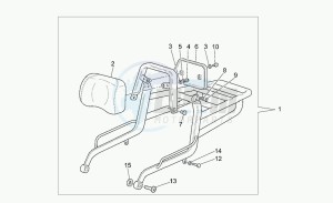 California 1100 Stone Special Sport drawing Luggage rack