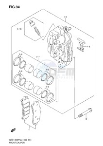 GSX1300R drawing FRONT CALIPER