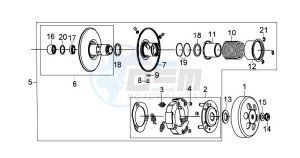 JET 4 125cc drawing CLUTCH