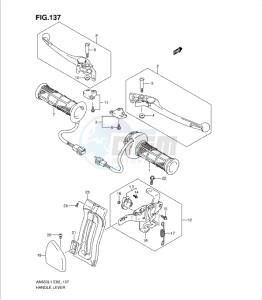 AN650 drawing HANDLE LEVER (AN650AL1 E51)