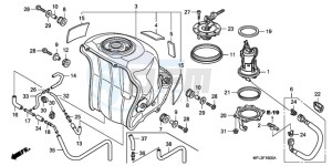 CBR1000RR9 UK - (E / MKH REP) drawing FUEL TANK/FUEL PUMP