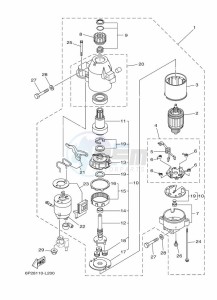 FL250AETU drawing STARTER-MOTOR