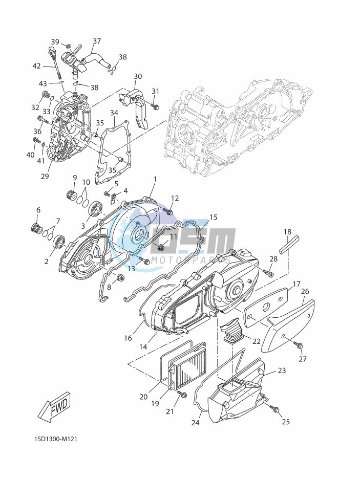 CRANKCASE COVER 1