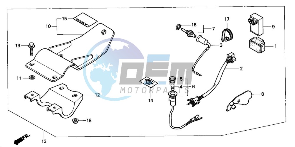 TRAILER HITCH SET ('91-'96)