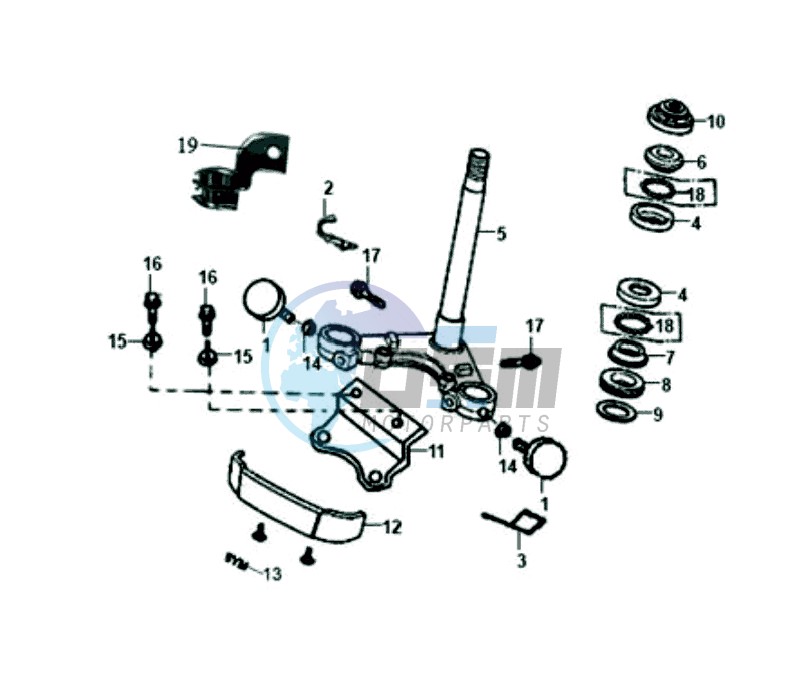 FRONT FORK/ FRONT FENDER