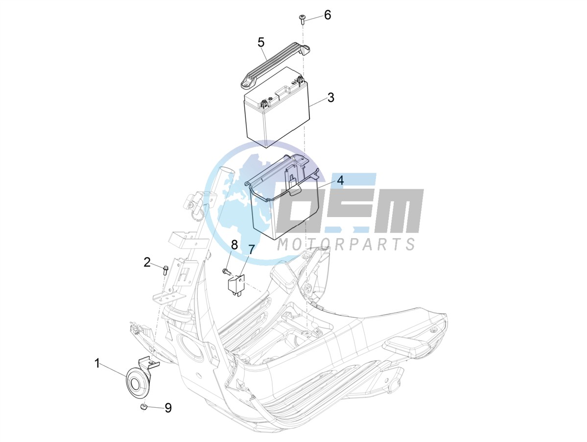 Remote control switches - Battery - Horn